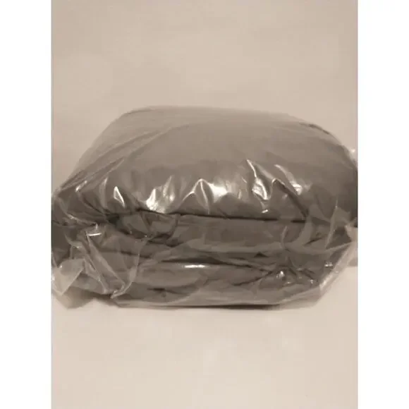 Airluck Luxury Feather Down Comforter King Size, Medium Warm All Seasons Gray